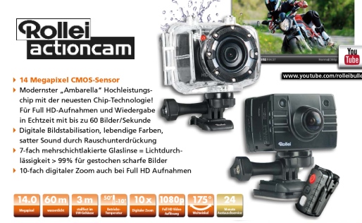 Actioncam Rollei Bullet 5S 1080p