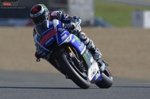 © Yamaha Motor Racing Srl - Jorge Lorenzo fuhr mit Ablauf der Trainingszeit die schnellste Runde