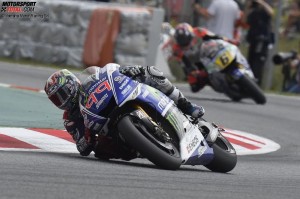  © Yamaha Motor Racing Srl - Jorge Lorenzo konnte am Ende nicht mehr mit dem Spitzentrio mithalten