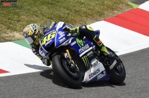 © Yamaha Motor Racing Srl - Valentino Rossi verpasste den Sieg beim Heimrennen in Mugello um 2,7 Sekunden