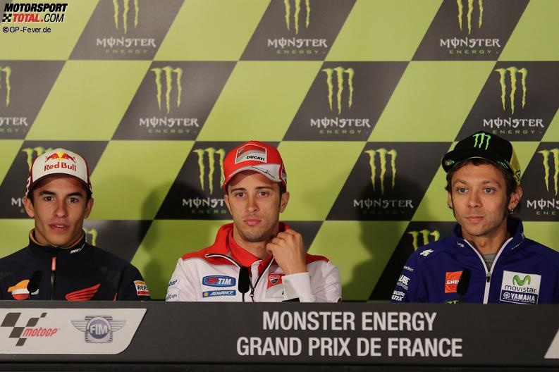 Marc Marquez, Andrea Dovizioso, Valentino Rossi - © GP-Fever.de