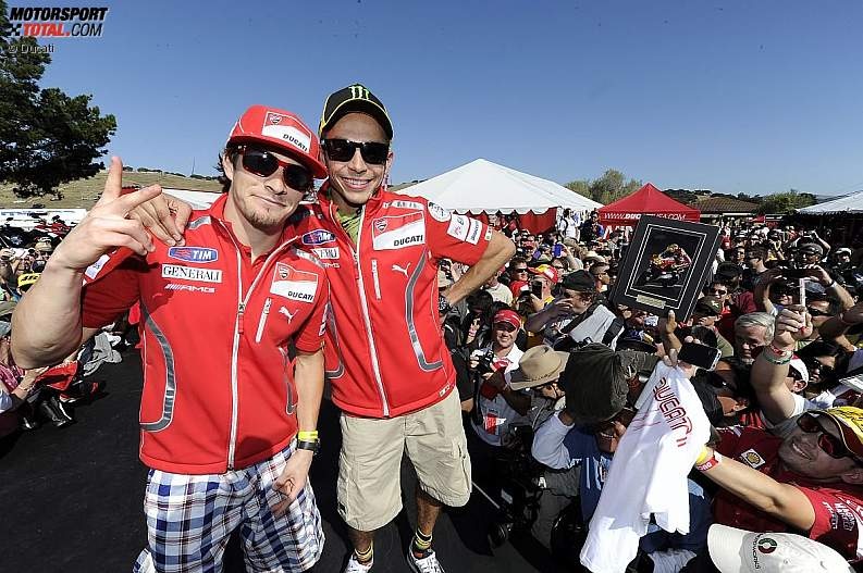 Valentino Rossi, Nicky Hayden - © Ducati