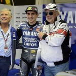 Giacomo Agostinie, Jorge Lorenzo, Phil Read - © Yamaha