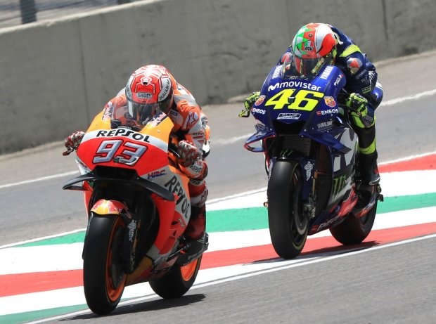 Marquez vs Rossi - © LAT