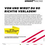 Speer-Racing - Verladen