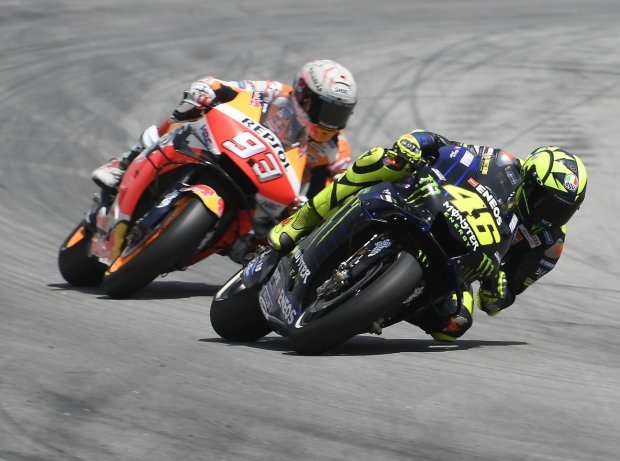 Rossi vs Marquez - © LAT