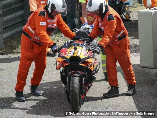 Pedro Acosta nach Sturz am Sachsenring: 