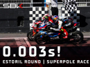 0,003 Sekunden-Finish, Superpole-Race, Estoril WSBK 2024