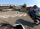 Anneau du Rhin Murtanio onboard, fast R6 vs. Unexpected Fast Naked Rider