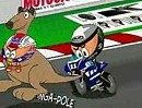 Aragon MotoGP Qualifikation 2011 - Motorrad Comic MotoGP von Los Minibikers