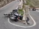 BMW GS am Stilfser Joch umgefallen - Spitzkehren Debakel