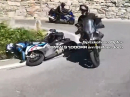 Crash BMW S1000RR am Stilfser Joch - Spitzkehren-Opfer