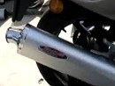 Honda CBR 900 RR Fireblade mit BOS Auspuff - vorher / nachher