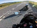 Crash BMW S1000RR - Lowsider, Tank verkratzt, Felge krumm, Fahrer ok