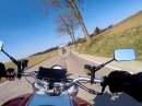 Dachauer Hinterland mit Ducati Monster - erste Moped Tour 2022 - Frisch aber genial