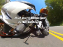 Ducati Crash - auf dem Ellbogen in's Grün - Lowsider - Selfie