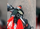 Ducati Monster 797 Crash, zu schnell, Gripverlust, Peng