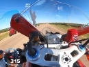 Ducati Panigale V4S - Top Speed 348km/h (Tacho) 216 mp/h - will man ja wissen ;-)