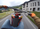 Extrem entsichert! KTM SX auf der Straße am wüten / driften - Könner am Lenker