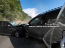 Frontal Crash, keine Chance zum ausweichen, ganz übel
