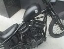 Full black Panhead Chopper (Harley-Davidson)
