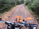 Gaskrank im Wald / Wet road flat out - KTM SX 125 speed porn