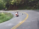 Goldwing Idiot - Following a Dangerous Rider on a Silver Goldwing
