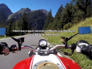 Hahntennjoch abwärts Richtung Westen mit Ducati Monster