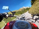 Hahntennjoch hoch mit Ducati Monster im September