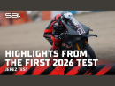 Highlights WSBK-Test in Jerez bei ehr schlechten Bedingungen