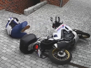 Honda XL750 - Umfaller beim wenden auf engem Platz 