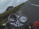 Isle of Man, Classic TT, onboard Brötchen holen mit Triumph Thruxton