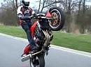 Kawasaki Z1000 Grazy Stunts with Jonath