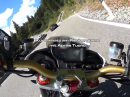 Kurvenhatz am Riedbergpass mit Aprilia Tuono 