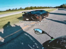 Lamborghini vs. Biker - Vollidioten unterwegs ... peng