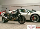 Metisse Ducati Scrambler CR800 vs Ferrari 488 Spider