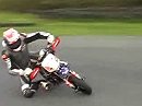 Minibike Supermoto Lap - Kinsham Raceway - die Dinger gehen wie Schmitz Katze