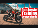 Mit dem Motorrad Action Team am Driving Center Baden - ChainBrothers