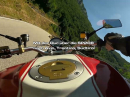 Mit der Ducati Monster über die SP208 nach Avio, Trentino, Südtirol.