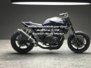 Modellbau: Honda CB400 Super Four,  Aoshima 1/12, Custom Scale Model