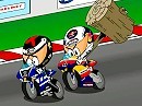Motorrad Comic MotoGP Mugello Italien von Los Minibikers