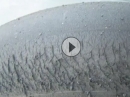 Motorrad Reifenbild: Hot Tear = Überhitzung des Reifens, zu wenig Luftdruck