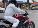 Motorradfahren in Zeiten von Corona ;-) Mundschutz sitzt nicht korrekt ;-)