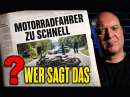 Nicht angepasste Geschwindigkeit - der Satz, der Motorradfahrer zu Rasern macht / Motorrad Nachrichten