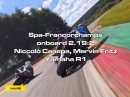 Onboard Spa-Francorchamps, Niccolo Canepa vs. Marvin Fritz, Yamaha R1, 2.19:2