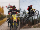 Rallybike mit 1000ccm GSXR-Motor vs. Helicopter - extrem gaskrank