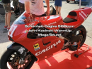 Schönheit Cagiva 500ccm John Kocinski WarmUp - Mega Sound