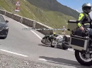 Stilfser Joch, Spitzkehren kann man lernen .. oder ablegen - Crash Compilation Kanyarfoto