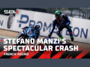 Stefano Manzi übler Highsider, Magny Cours - FrenchWorldSBK 2026