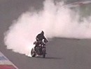 Motorrad Stuntshow bei der Superbike-WM in Assen 2011